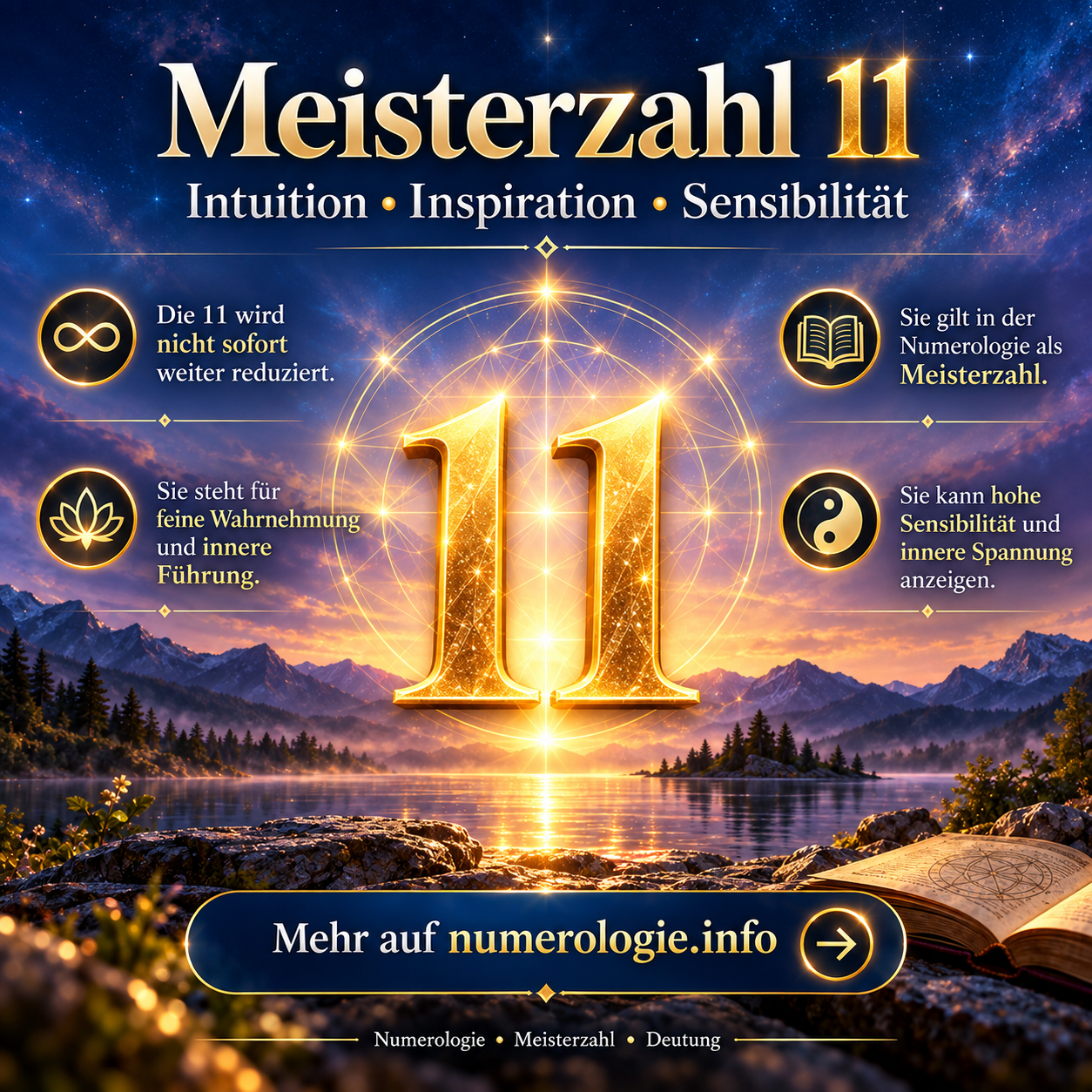 Meisterzahl 11 in der Numerologie