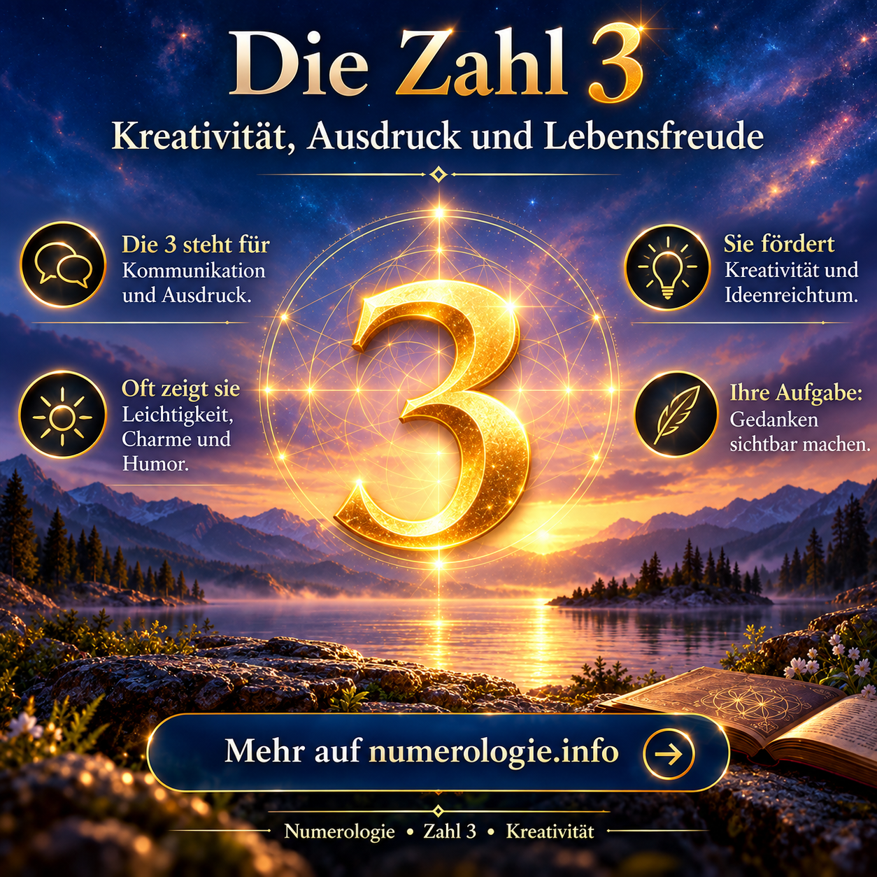 Die Zahl 3 in der Numerologie