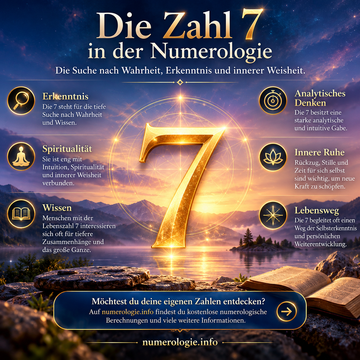 Die Zahl 7 in der Numerologie